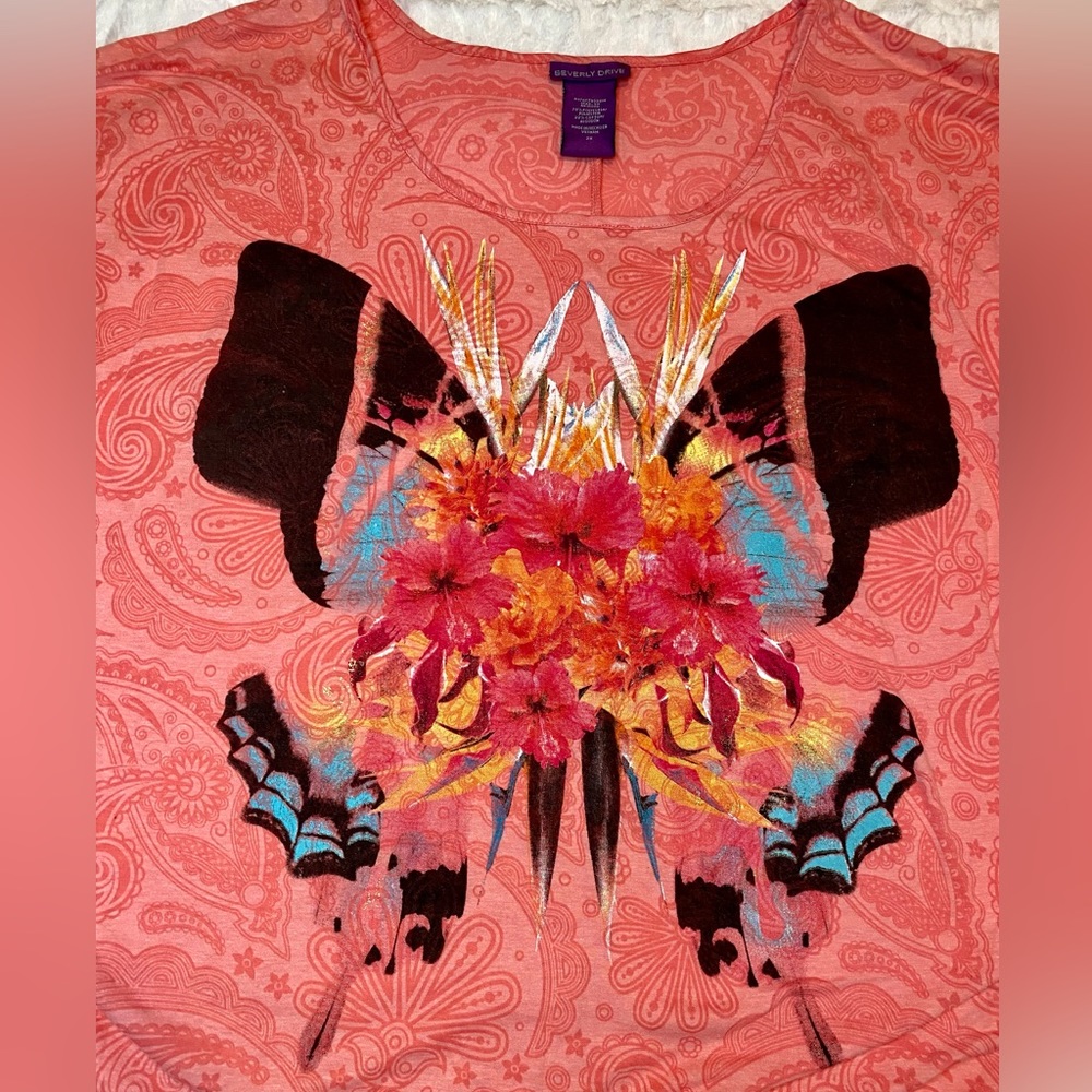 Beverly Drive • Butterfly Side Ruching • Size 2X - Picture 2 of 5